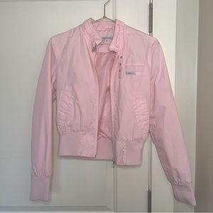 Members Only Iconic Racer Jacket Pink Sz. S